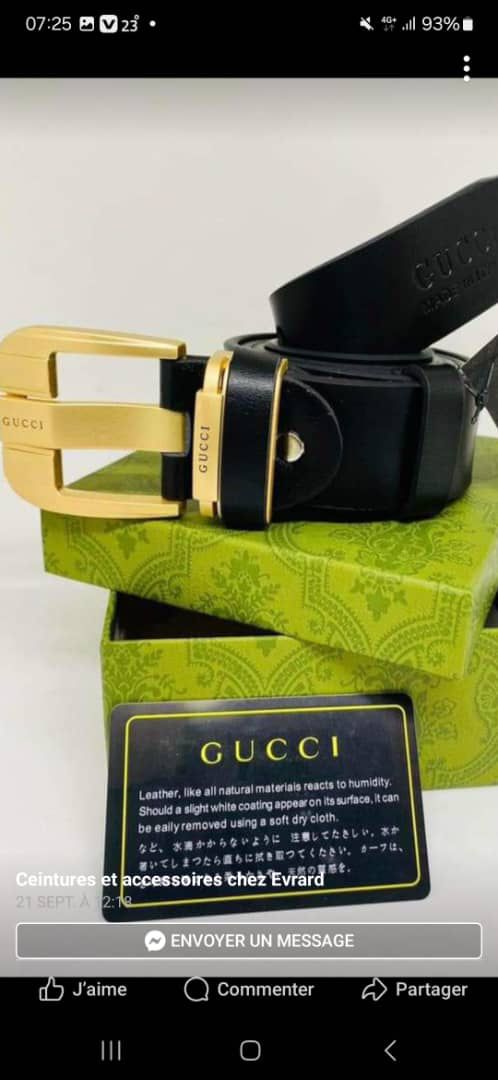 Ceinture en cuir PU avec coffret - Image 2